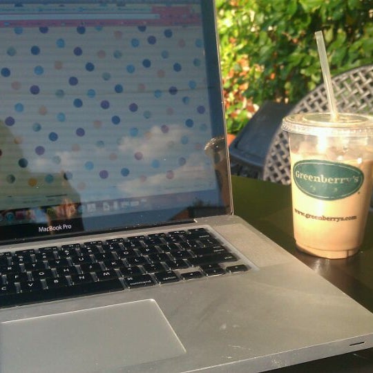 Photo taken at Greenberry&#39;s Coffee &amp; Tea by Melissa D. on 6/15/2012