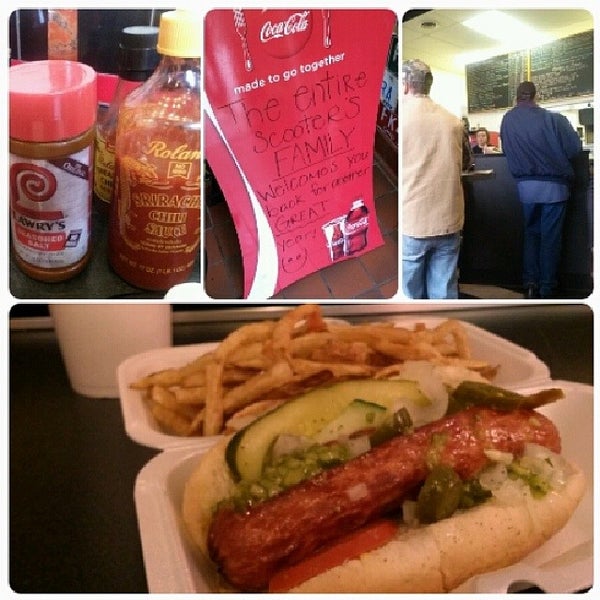 Photo taken at Scooter&#39;s World Famous Dawg House by Dorjan S. on 3/20/2014