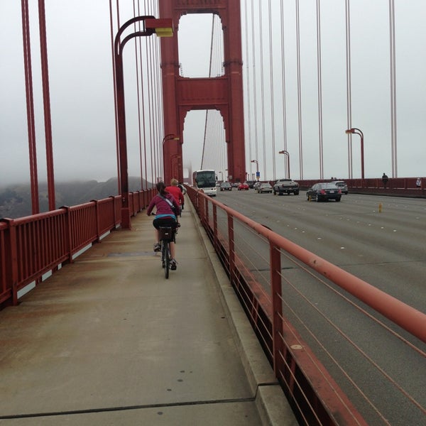 Photo taken at *CLOSED* Golden Gate Bridge Walking Tour by Aaron C. on 6/15/2013