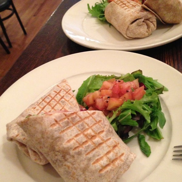 Photo taken at Yorkville Creperie by Morgan B. on 1/14/2013