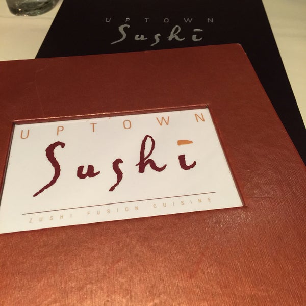 Photo taken at Uptown Sushi by Justin Allen A. on 5/16/2015