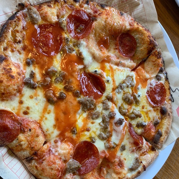 Photo taken at Mod Pizza by G T. on 9/25/2018