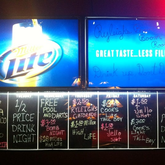 Great Drink Specials Everyday!!!