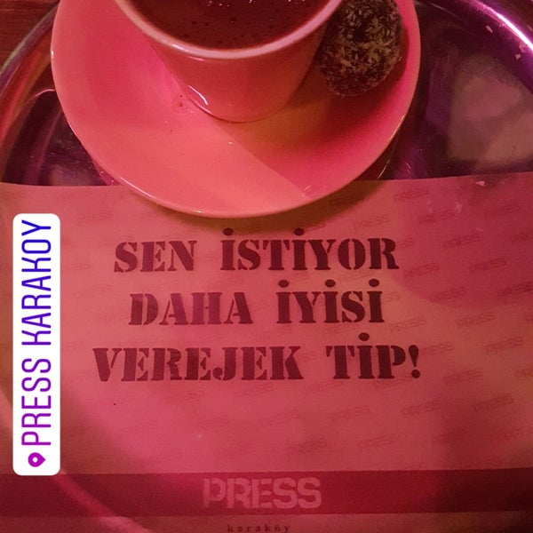 Photo taken at Press Karaköy by Berkay on 1/20/2018