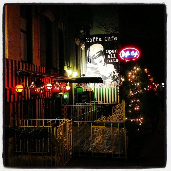 Photo taken at Yaffa Cafe by &quot;Jack&quot; Barton L. on 2/28/2013