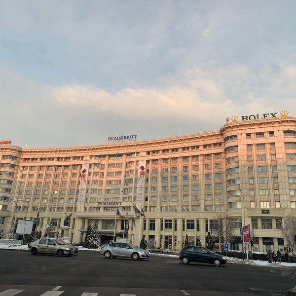 Снимок сделан в JW Marriott Bucharest Grand Hotel пользователем Adynutza 1/14/2019