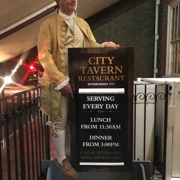 Photo taken at City Tavern by Nicole D. on 10/7/2019