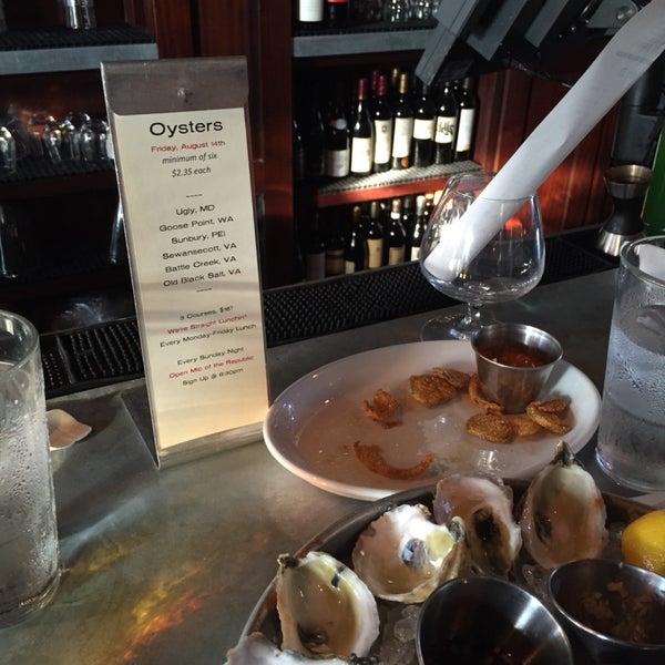 The Battle Creek, VA oysters are particularly good at the moment