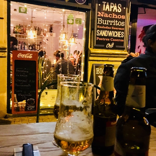 4/14/2018 tarihinde СашаВяль Barceloner.comziyaretçi tarafından Chill Bar'de çekilen fotoğraf