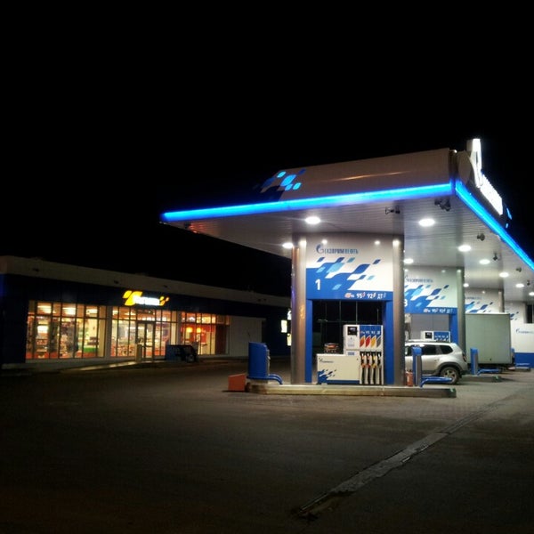 Фото Заправки Зимой