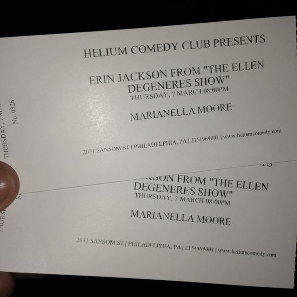 Photo taken at Helium Comedy Club by Mari M. on 3/8/2013