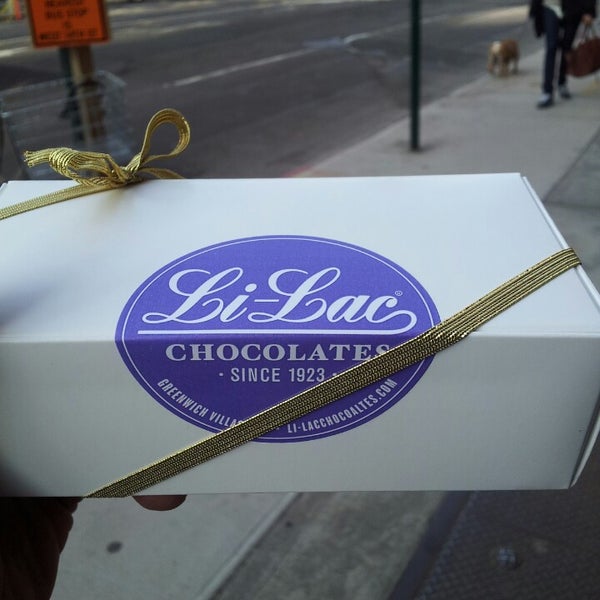 Photo taken at Li-Lac Chocolates by B. Andrea D. on 3/14/2013