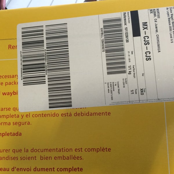 Aprender acerca 35+ imagen numero de telefono de dhl en ciudad juarez