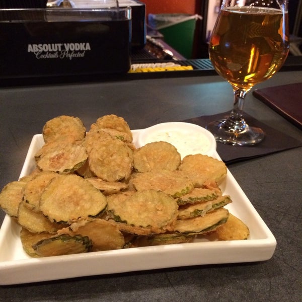 The fried pickles are so addictive.