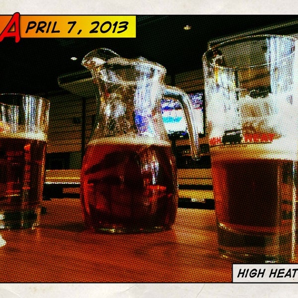 Photo taken at High Heat Burgers &amp; Tap by Judy F. on 4/7/2013