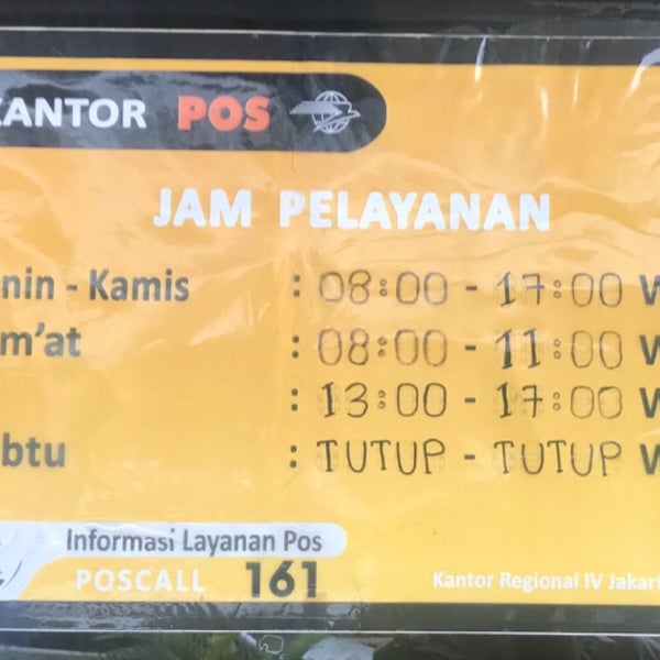 Photos At Kantor Pos Mahkamah Agung Post Office In Jakarta Pusat