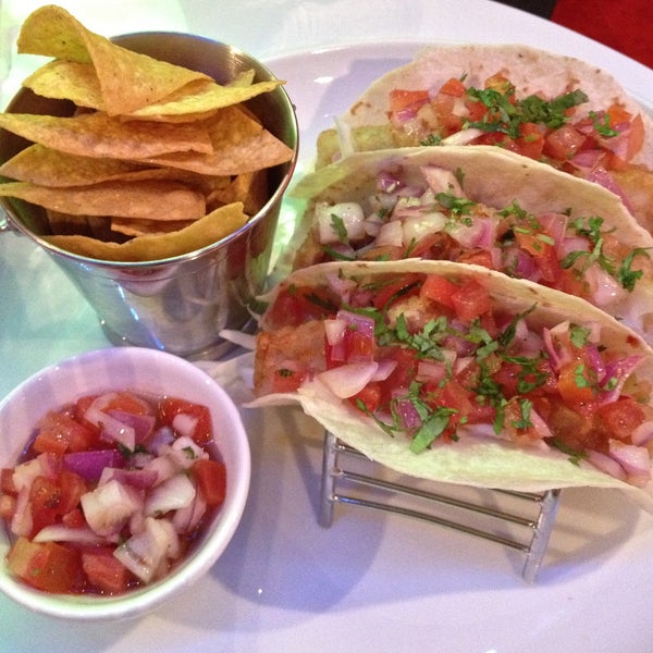 Fish Tacos go well with your beverages!