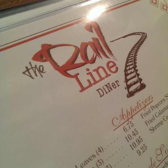 Photo taken at The Rail Line Diner by Christian L. on 1/4/2014