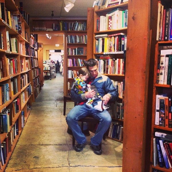 Photo taken at Poor Richard&#39;s Bookstore by Matt M. on 4/5/2014