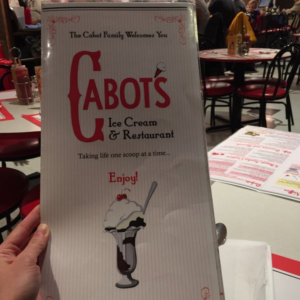 Photo taken at Cabot&#39;s Ice Cream &amp; Restaurant by A S. on 11/3/2015