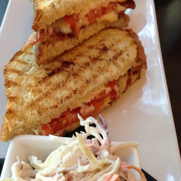 Truffle cheese & bacon panini is hearty and delicious