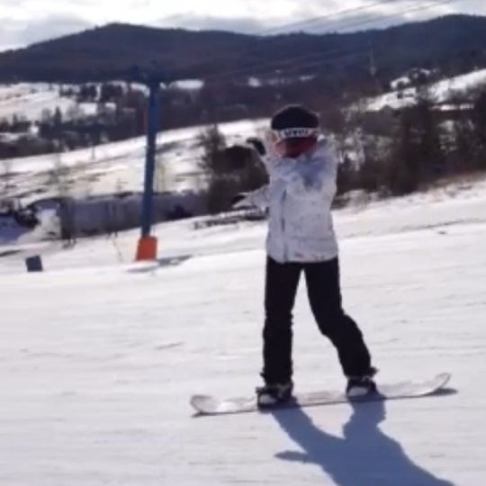 Снимок сделан в Хвалынский горнолыжный курорт пользователем Tanya V. 3/27/2013