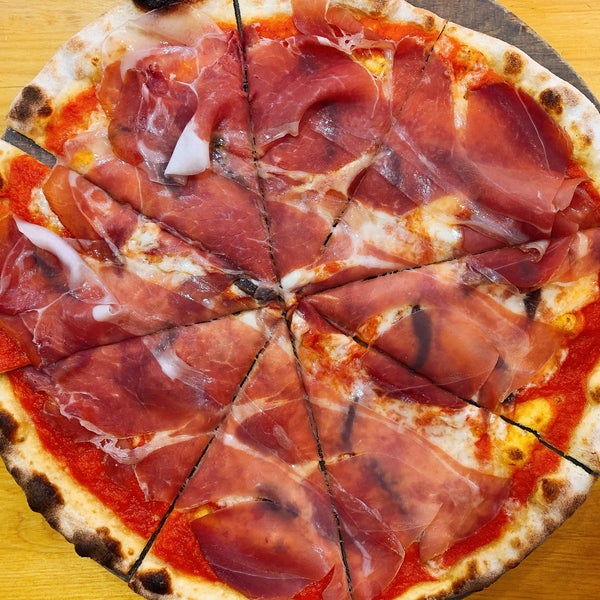 Outstanding pizza place with one great cheese & charcuterie counter. Prosciutto, salami, any Italian cheese you can imagine.