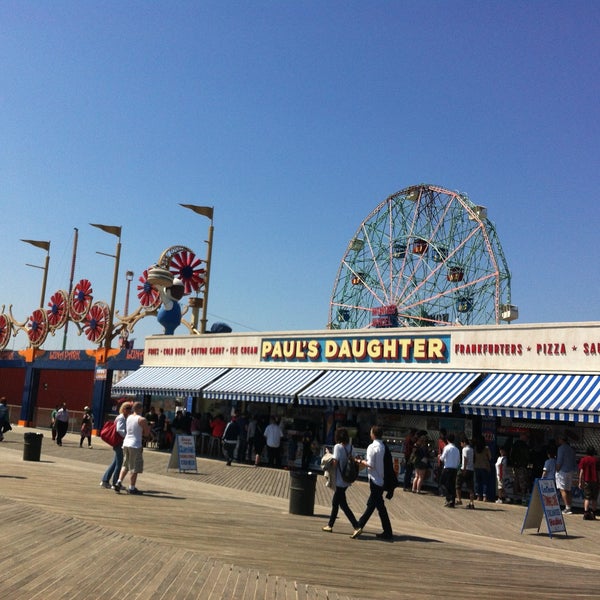 Photo taken at Coney Island Beach &amp; Boardwalk by Julia K. on 4/27/2013