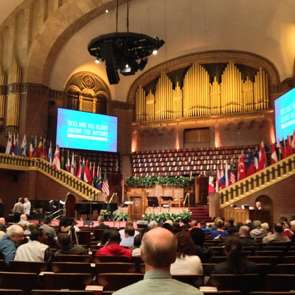 Photo taken at The Moody Church by John G. on 4/28/2013