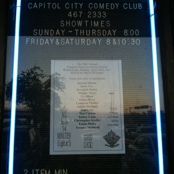 Photo taken at Capitol City Comedy Club by Melba C. on 4/23/2013