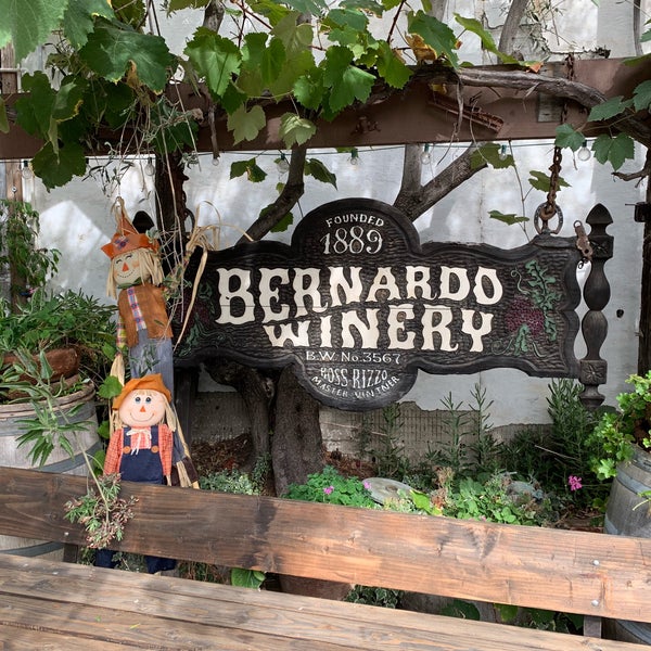 Photo taken at Bernardo Winery by Andy on 10/29/2018