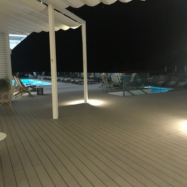 Photo taken at Sol Beach House Ibiza by Ulrik S. on 5/8/2018