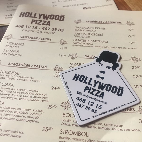 Foto tomada en Hollywood Pizza  por Murat Akyol el 11/20/2018