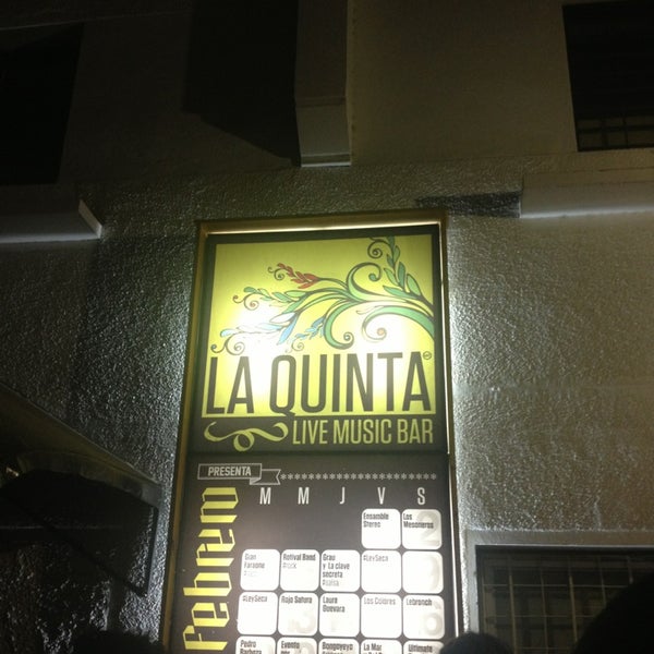 2/16/2013 tarihinde Mauricio P.ziyaretçi tarafından La Quinta Bar'de çekilen fotoğraf
