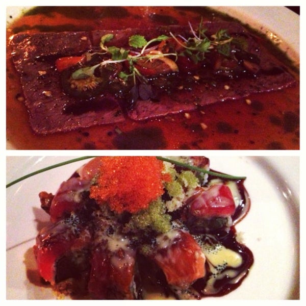 Снимок сделан в Osaka Japanese Sushi and Steakhouse пользователем Pammie T. 5/1/2013