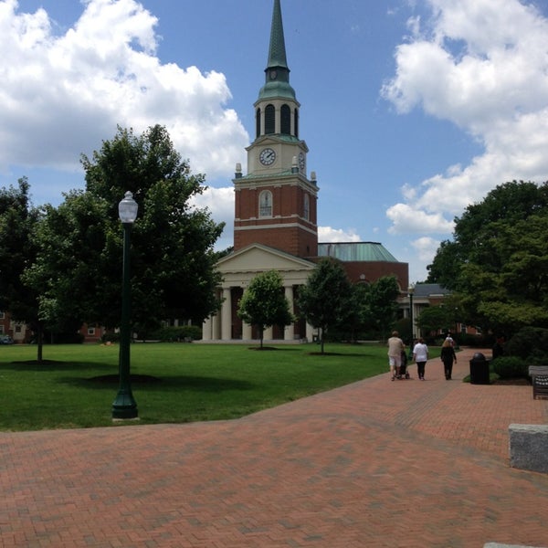 Photo taken at Wake Forest University by Greg S. on 6/15/2013