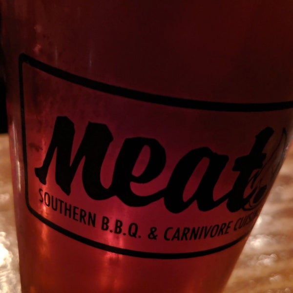 Photo taken at Meat. Southern B.B.Q. &amp; Carnivore Cuisine by Ian W. on 10/16/2019