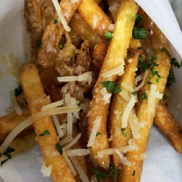 Garlic fries are great