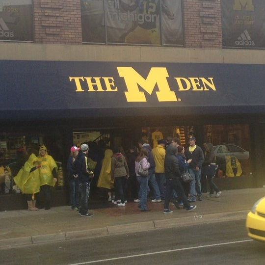 The MDen on Campus Sporting Goods Shop in Downtown Ann Arbor
