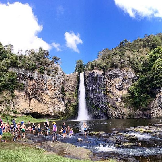Photo taken at Hunua Falls by Camille C. on 3/8/2016