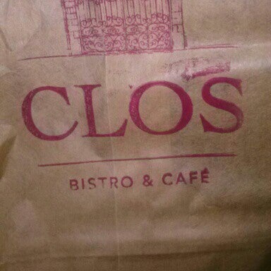 Photo taken at Clos Bistro &amp; Cafe by Claudia C. on 9/27/2012