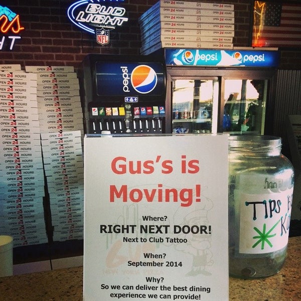 Photo taken at Gus&#39;s New York Style Pizza by The Nick Bastian Team -. on 8/5/2014