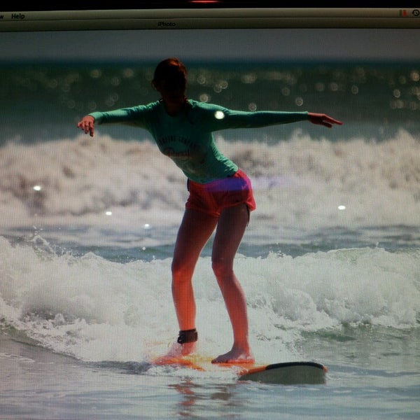 Photo taken at Odysseys Surf School by Natalia on 4/25/2013