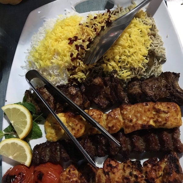 Tried their mixed platter. Unlike other reviews, food was served on time and was piping hot. Located in downtown boulevard, Iran Zamin is an exotic place with economic pricing.