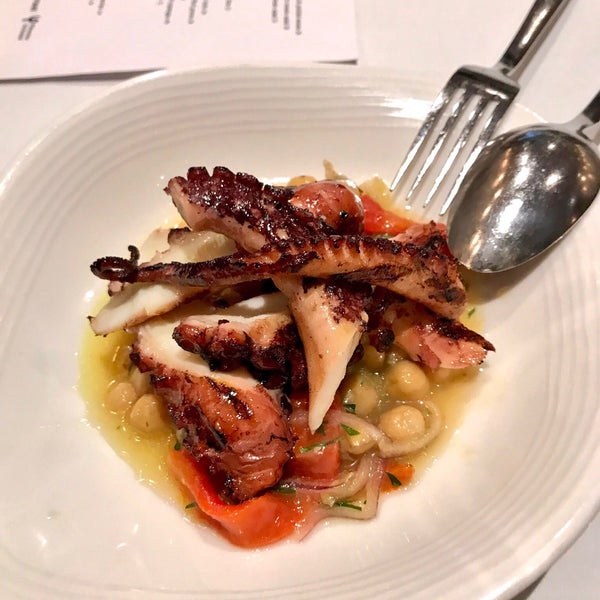 Get the octopus. It's amazing! Follow my food journey on Instagram @EricHoRaw