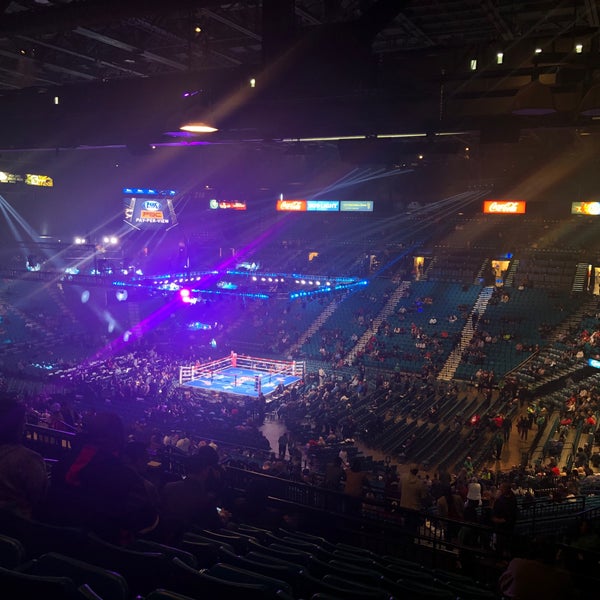 Photo taken at MGM Grand Garden Arena by Rory Leigh C. on 11/24/2019