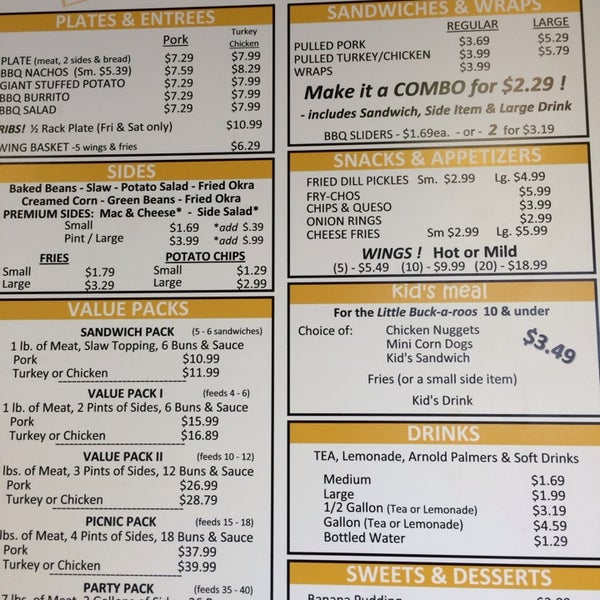 Bucks barbecue top