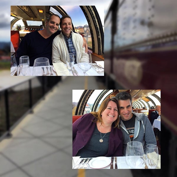 Photo taken at Napa Valley Wine Train by Tim O. on 11/25/2015
