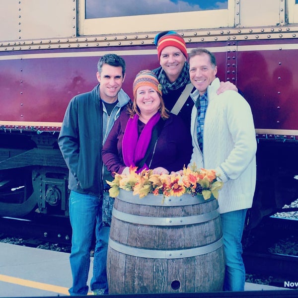 Photo taken at Napa Valley Wine Train by Tim O. on 11/27/2015