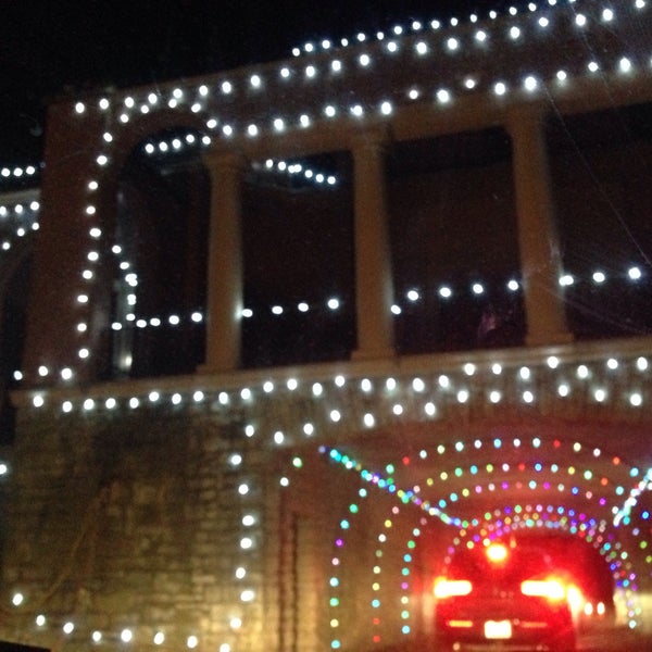 Krug Park Christmas Lights 2022 Photos At Krug Park Stone Tunnel-Bridge - St. Joseph, Mo